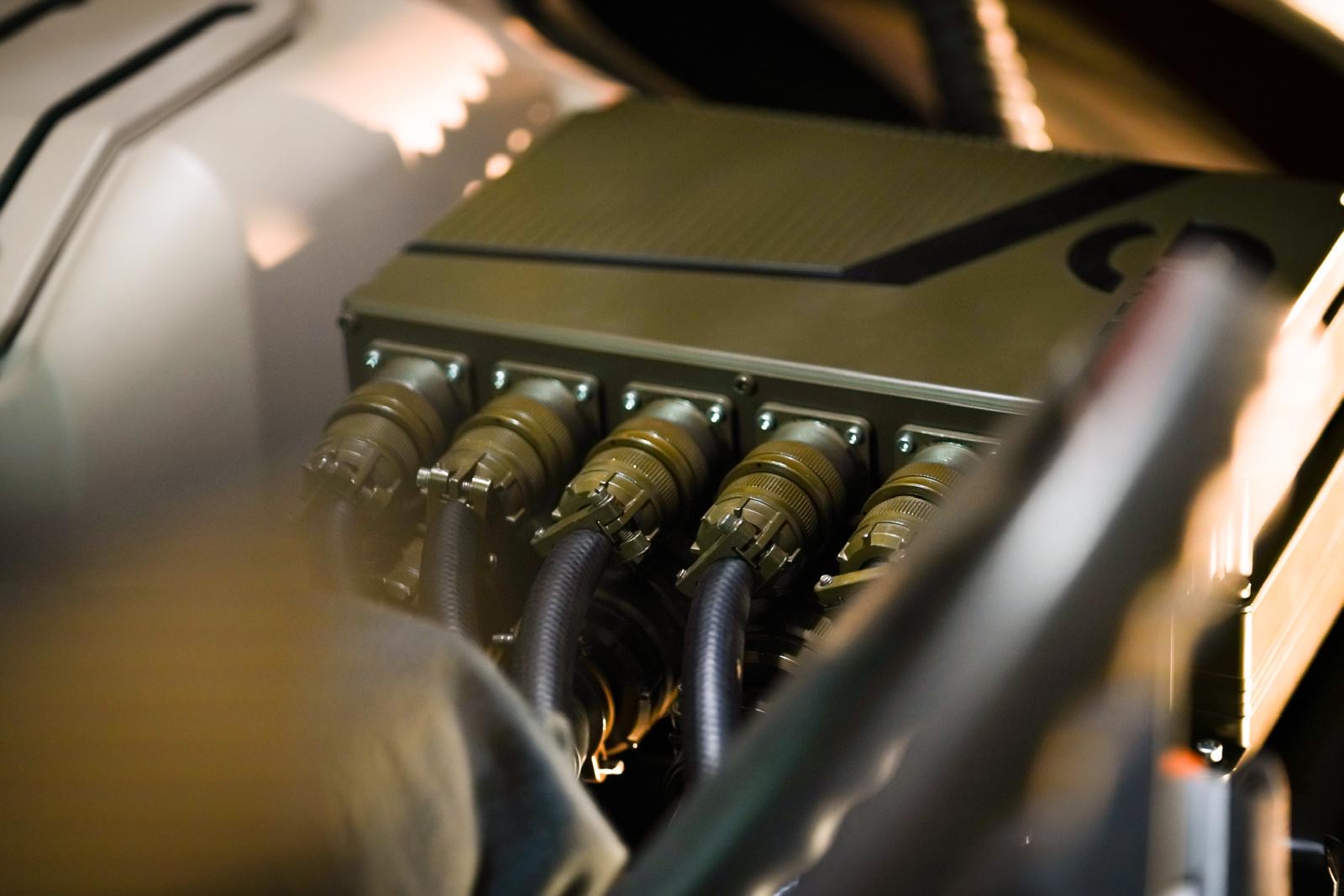 NX NextMotion central control unit in a military vehicle